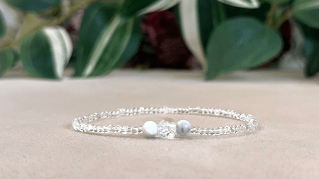 Bracelet | Howlite - Trio 1