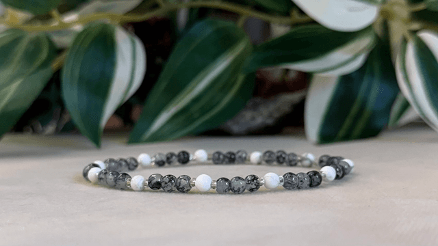Bracelet | Howlite - Sobre 1