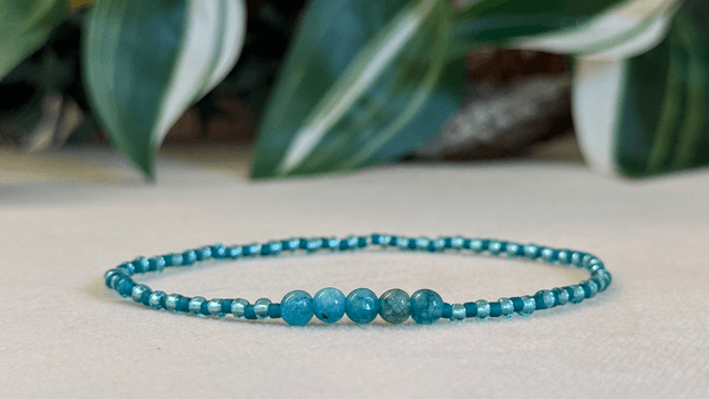Bracelet | Apatite Bleue - Éléments 1