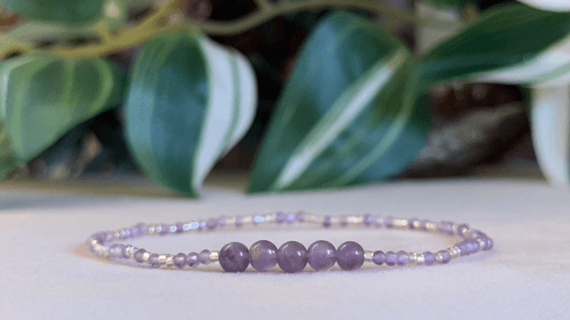 Bracelet | Améthyste - Précieux 1