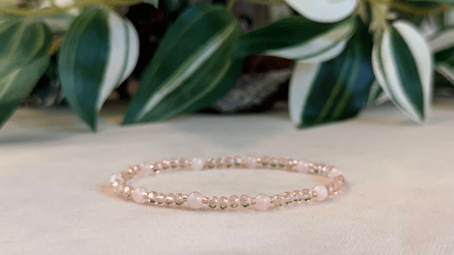 Bracelet | Quartz Rose - Sobre 1