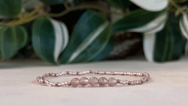 Bracelet | Quartz Fraise - Éléments 5