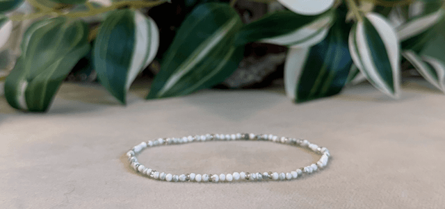 Bracelet | Howlite - Délicat 1