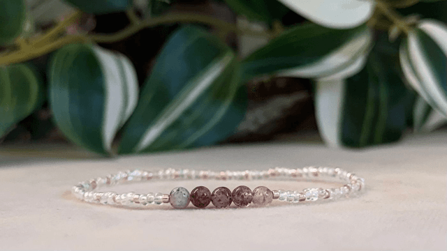 Bracelet | Quartz Fraise - Éléments 3