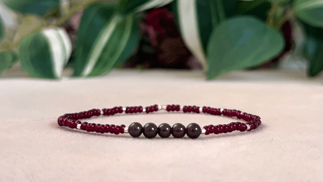 Bracelet | Grenat - Éléments 2
