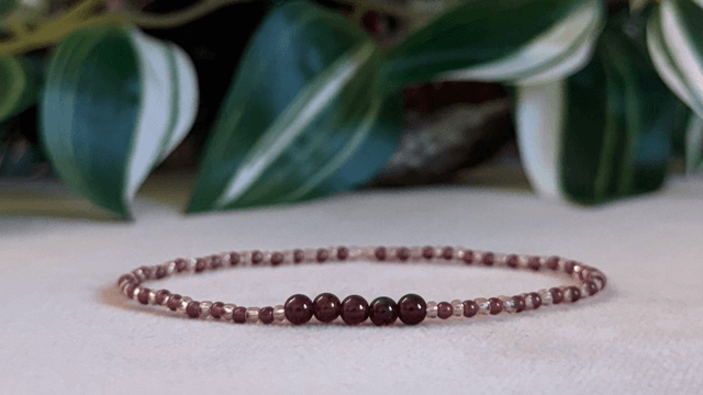 Bracelet | Grenat - Précieux 2