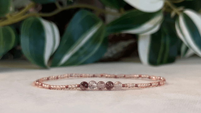 Bracelet | Quartz Fraise - Éléments 4